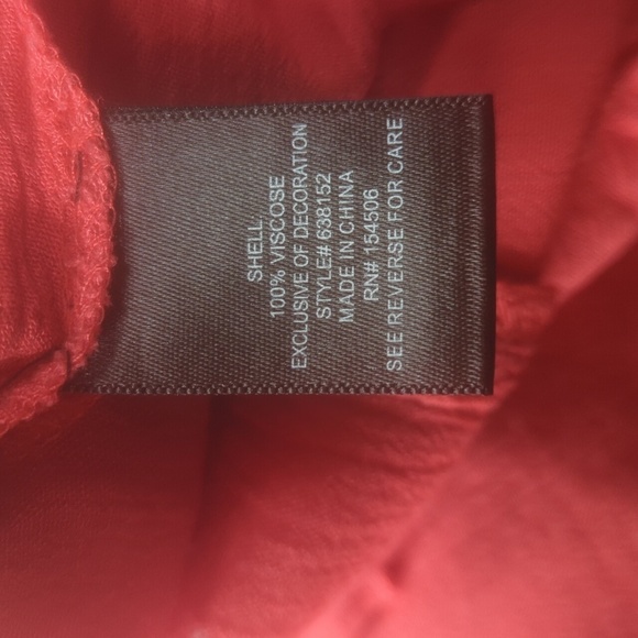 Curations Open Coral Floral Cardigan/Komino .. Size 2X/3X - Picture 8 of 8